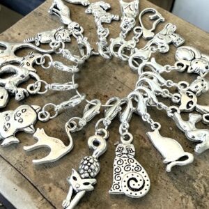 Purr-fectly Unique CATS on a Ring ~ 17 piece set!